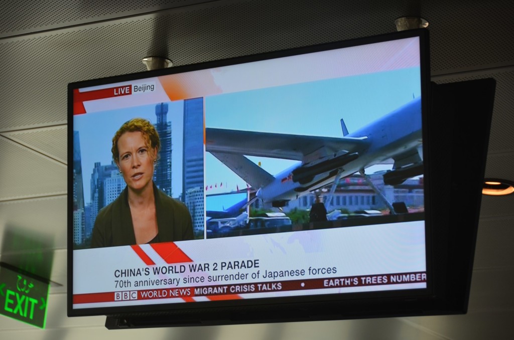 tela notícia bbc aeroporto